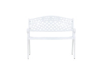 Mafra bank - witte metaal