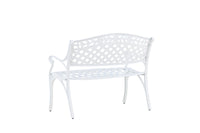 Mafra bank - witte metaal