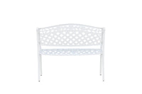 Mafra bank - witte metaal