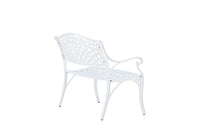 Mafra bank - witte metaal