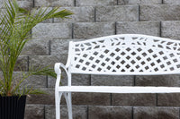 Mafra bank - witte metaal