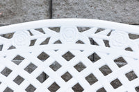 Mafra bank - witte metaal