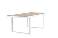 Merlo eettafel - wit / whitewash