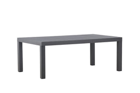Copacabana salontafel - zwart / zwart aluminium