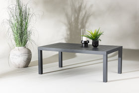 Copacabana salontafel - zwart / zwart aluminium