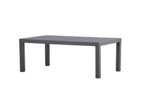 Copacabana salontafel - zwart / zwart aluminium