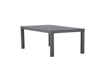 Copacabana salontafel - zwart / zwart aluminium