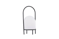 Colie lamp ø26*53cm - zwart / wit