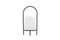 Colie lamp ø26*53cm - zwart / wit