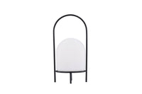 Colie lamp ø26*53cm - zwart / wit