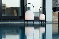 Colie lamp ø26*53cm - zwart / wit