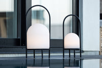 Colie lamp ø26*53cm - zwart / wit