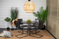 HOLMSUND Eettafelgroep zwart