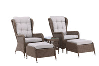 Washington loungeset - natuur / beige