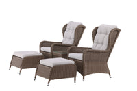 Washington loungeset - natuur / beige