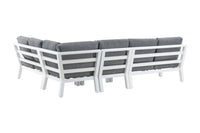 Barcelona hoekbank met salontafel - wit