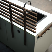 Gastro buitenkeuken combinatie met 3 modules + Kamado SUMO Maxi