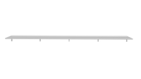MODERN entre-deurmat, L400 x D85 x H27,5 cm, grijs