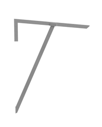 MODERN console-stang voor entreeoverkapping