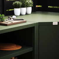 UMAMI buitenkeukenpakket, wasmodule, hoekmodule, module 3, groen
