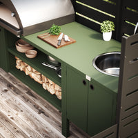 UMAMI buitenkeukenpakket, wasmodule en module 3, groen