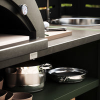 UMAMI buitenkeukenpakket, wasmodule en module 3, groen/roestvrij