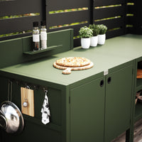 Speciale prijs UMAMI buitenkeuken module 1 + 2 incl. hoes, groen