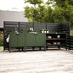 UMAMI buitenkeukenpakket, wasmodule, module 1 en module 2, groen