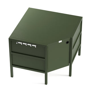 UMAMI buitenkeukenpakket, wasmodule, hoekmodule, module 3, groen
