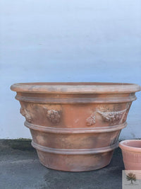 Terracotta Pot Antiek - Impruneta Garland - 140 cm diameter - 83 cm hoogte 