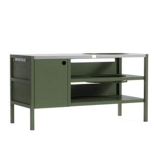 UMAMI Buitenkeuken Module 3 voor kamado + Kamado BONO Limited, groen / roestvrij staal