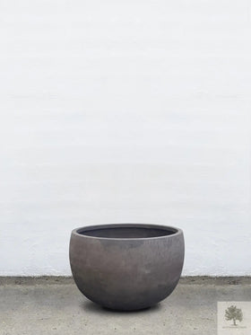 Pot Terracotta grijs - Laag rond - 64-120 cm 