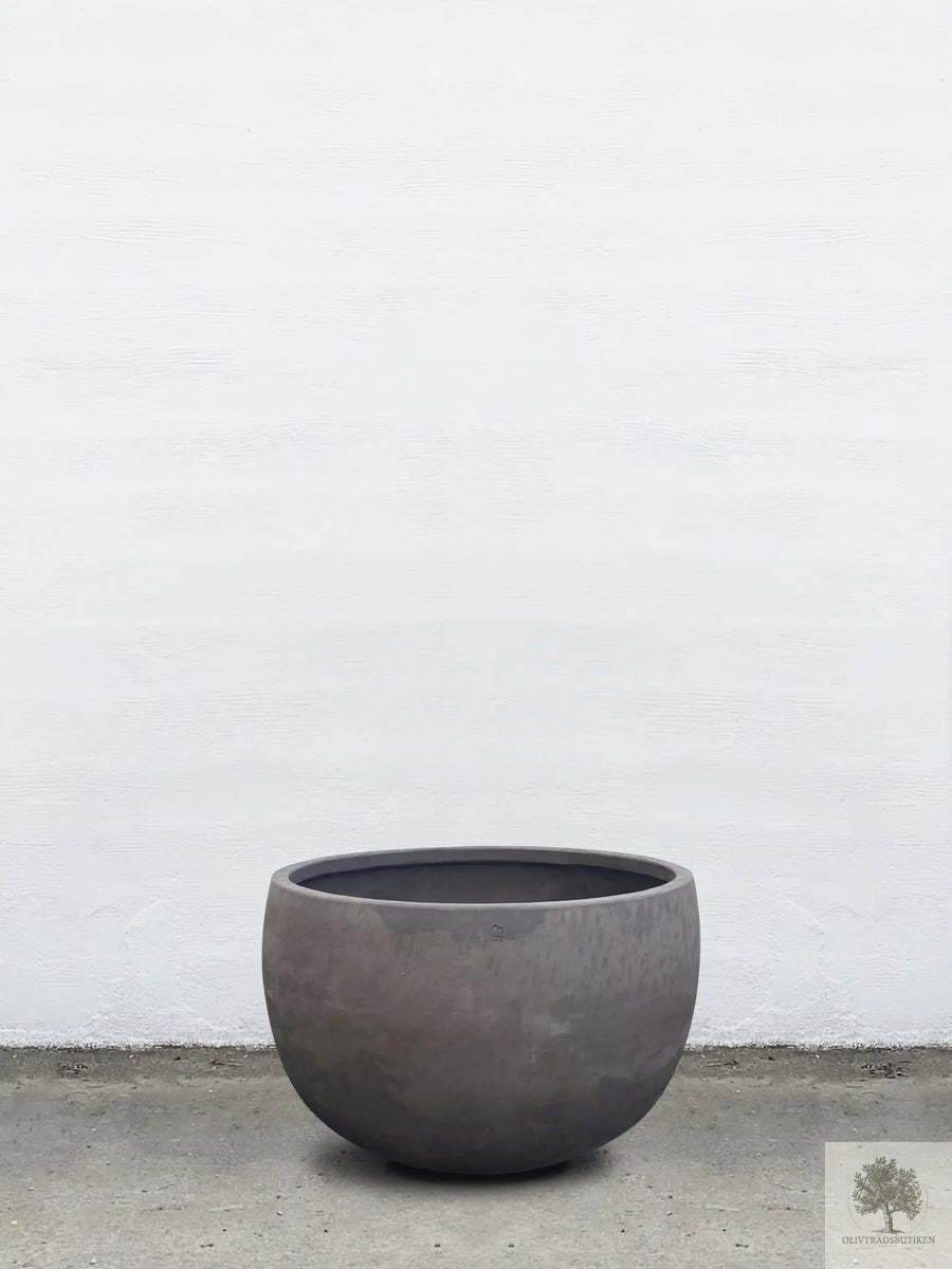 Pot Terracotta grijs - Laag rond - 64-120 cm 