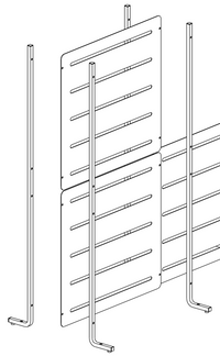 RAMA Privacyscherm rechte plaat