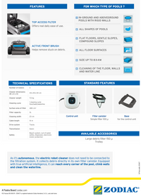 SWEEPY - SWY 3500 zwembadrobot