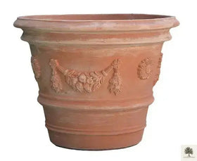 Terracotta Pot Antiek - Impruneta Garland - 140 cm diameter - 83 cm hoogte 