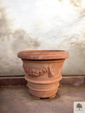 Pot Terracotta - Impruneta Garland - 70 cm diameter - 53 cm hoogte 