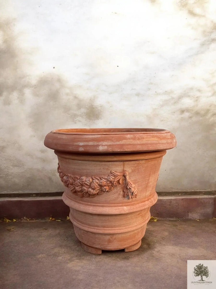 Pot Terracotta - Impruneta Garland - 70 cm diameter - 53 cm hoogte 