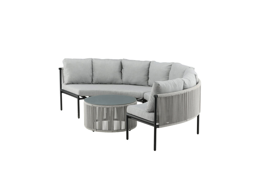 Virya Halvemaan Sofa Set