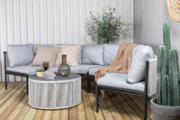 Virya Halvemaan Sofa Set