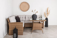 Watford hoekbank met salontafel - natuur / beige