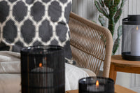 Chania hoekbank met salontafel - latte / acacia