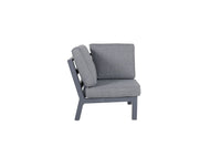 Barcelona hoekbank met salontafel - zwart