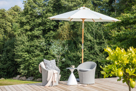 Cerox parasol ø270 - wit 