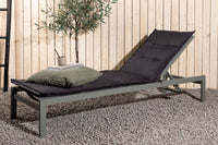 Hanna kussen voor ligbed - donkergrijs