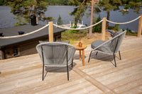 Eetgroep Chania met 2 Lindos eetstoelen 