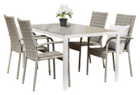 Eetgroep Break met de stoelen Anna 
