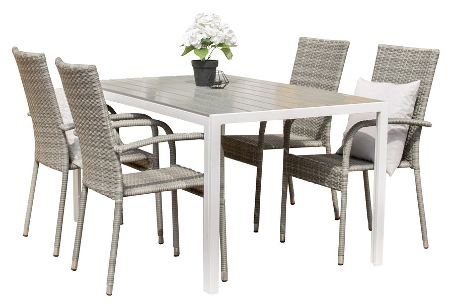 Eetgroep Break met de stoelen Anna 