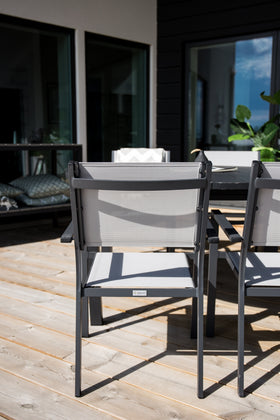 Marbella Ronde Eetgroep met Copacabana stoelen 