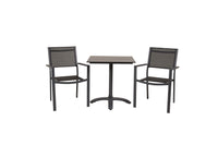 Eettafel Colorado met de stoelen Copacabana 